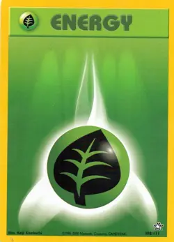 Pokemon Grass Energy Card Trainer 129/132 Gym Challenge Set - Image 1