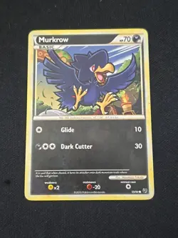 Murkrow 59/90 Undaunted Regular Pokemon TCG Moderately Played Condition - Image 1