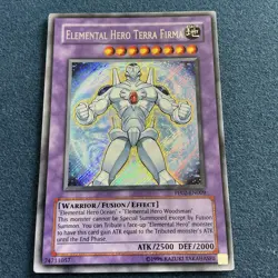 Yugioh Elemental Hero Terra Firma PP02-EN009 Secret Rare - Image 2