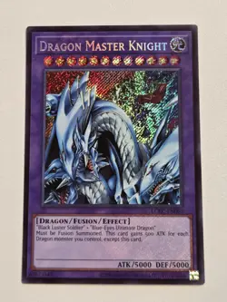 Dragon Master Knight LCKC-EN065 Secret Rare Yugioh Legendary Collection Kaiba - Image 1