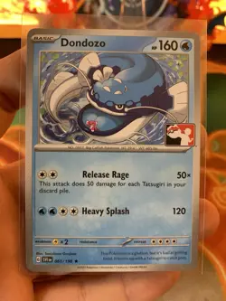 2023 Play! Pokemon Prize Pack Series 3 Dondozo 61 - NM - Image 2
