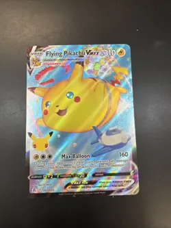 2021 Pokemon SWSH Celebrations Flying Pikachu VM #007/025 - Image 1