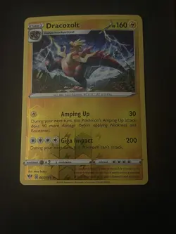 065/189 Dracozolt - Darkness Ablaze - Rare - Common - Pokemon Card - Image 1