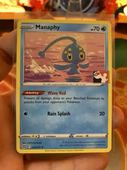 2023 Play! Pokemon Prize Pack Series 3 Manaphy 41 - NM - Image 2
