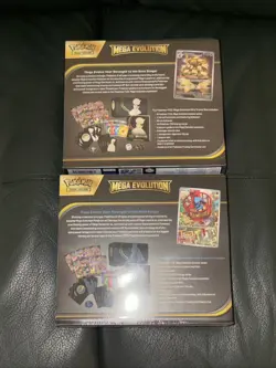 Sealed Set of 2 Pokemon Mega Evolution Elite Trainer Boxes Lucario & Gardevoir - Image 3