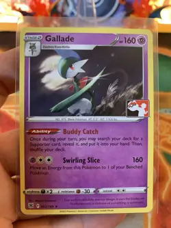 2023 Play! Pokemon Prize Pack Series 3 Gallade 62 - NM - Image 2