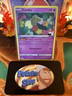 2023 Play! Pokemon Prize Pack Series 3 Comfey 79 - NM - Image 1