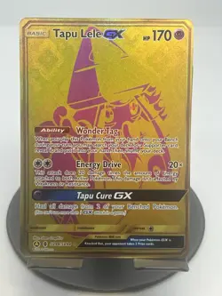 Pokemon TCG Tapu Lele GX SV94/SV94 Hidden Fates: Shiny Vault Holo Rare NM - Image 1