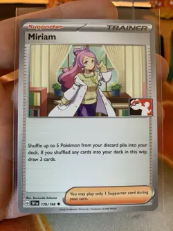 2023 Play! Pokemon Prize Pack Series 3 Miriam 179 - NM - Image 2