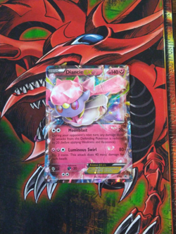 Diancie EX - XY43 - Black Star Promo Holo - Pokemon TCG DAMAGED - Image 1