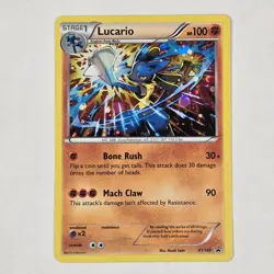 Lucario XY140 Xy Black Star Promos Holo Pokemon TCG Ships FAST - Image 1
