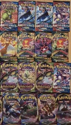 36x Pokemon Sword & Shield Mixed Booster Pack Lot of 36 - Brand New Sealed! - Image 3