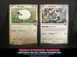 Hop's Wooloo & Dubwool Cosmos Holo, Journey Together, Pokemon, NM - Image 1