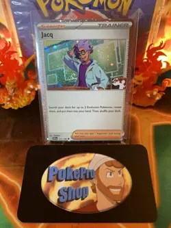 2023 Play! Pokemon Prize Pack Series 3 Jacq 175 Cosmos Holo - NM - Image 1
