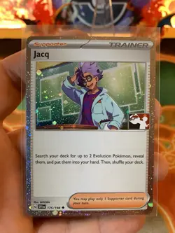 2023 Play! Pokemon Prize Pack Series 3 Jacq 175 Cosmos Holo - NM - Image 2