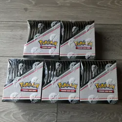 5 x Pokemon Darkness Ablaze & Rebel Clash Blister Boxes (120 Booster Packs) - Image 1