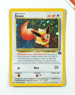 Pokemon Eevee #11 Wizards Black Star Promo Pokemon League English Holo - Image 1