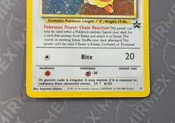 Pokemon Eevee #11 Wizards Black Star Promo Pokemon League English Holo - Image 4