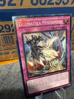 Yugioh Dogmatika Punishment RA01-EN076 Prismatic Collector Rare 1st Ed NM - Image 2