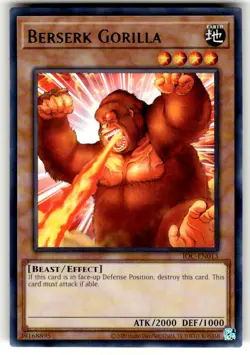 IOC-EN013 Berserk Gorilla :: Rare 25th Anniversary Edition Mint YuGiOh Card - Image 1