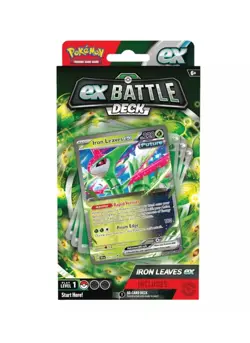 POKEMON TCG IRON LEAVES EX BATTLE DECK FACTORY SEALED 60 cards 🔥🔥🔥 - Image 1