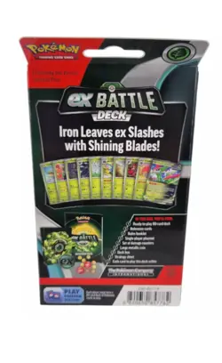 POKEMON TCG IRON LEAVES EX BATTLE DECK FACTORY SEALED 60 cards 🔥🔥🔥 - Image 3