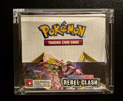 EMPTY Sword & Shield Rebel Clash Pokemon Card Booster Box Pack - Image 1