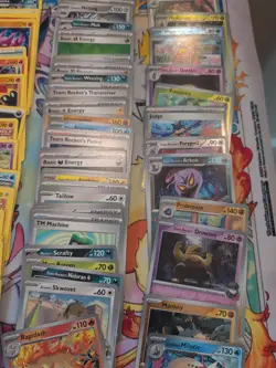 Lot Of 230 Pokemon Cards From Destined Rivals, Fusion Strike, Paradox Rift - Image 3