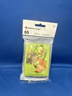 65 Eevee Grookey Skwovet Berry Sleepy Card Sleeves Pokemon TCG Official Nintendo - Image 1