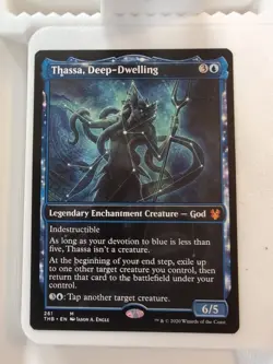 Thassa Deep-Dwelling Theros Beyond Death Regular Card Showcase Edition MTG - Image 1