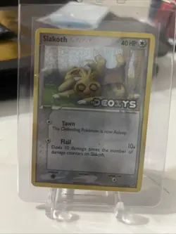 Pokemon Slakoth Reverse Holo Stamped EX Deoxys Card 73/107 MP - Image 1
