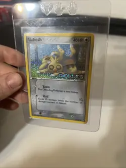 Pokemon Slakoth Reverse Holo Stamped EX Deoxys Card 73/107 MP - Image 5
