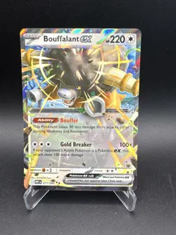 Pokemon TCG Bouffalant EX 077/086 White Flare Holo Ultra Rare Card - Image 1