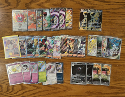 Modern Pokemon Card Lot English Japanese Chinese ARs FAs BSP GG Shiny 160 Cards - Image 2