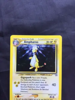 Pokemon Cards: Neo Genesis Rare Holo: Ampharos 1/111 - Image 2