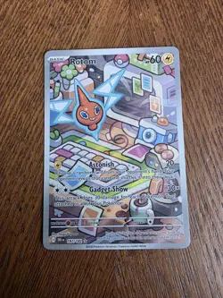 Rotom 197/182 Destined Rivals Illustration Full Art Holo Pokemon TCG Card - Image 1