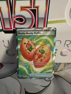 Pokemon TCG Buddy-Buddy Poffin Card 167/132 Mega Evolution Pack Fresh - Image 1