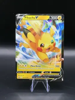Pokemon Card Pikachu V SWSH285 Black Star Promo Crown Zenith Near Mint - Image 1