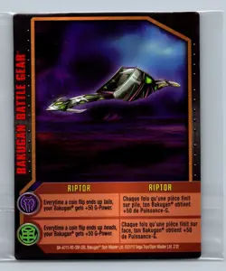 Bakugan Card - Riptor - Battle Gear - Gundalian Invaders - Image 1
