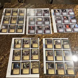 The Two Towers Lord of the Ring LOTR Decipher Unplayed Foil & Base Cards Lot 3 - Image 1