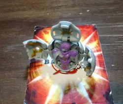 Bakugan Haos Lars Lion 310G Gray Battle Brawlers Legendary Soldier W/ Card READ! - Image 2
