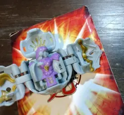 Bakugan Haos Lars Lion 310G Gray Battle Brawlers Legendary Soldier W/ Card READ! - Image 3