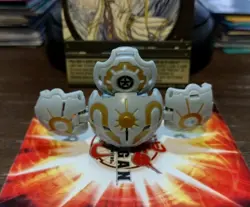 Bakugan Haos Lars Lion 310G Gray Battle Brawlers Legendary Soldier W/ Card READ! - Image 5