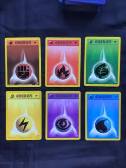 Pokemon Cards: Neo Genesis 1st Edition Energy Lot - Image 1