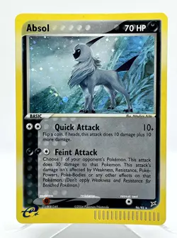 Absol 96/95 EX Team Magma & Team Aqua Holo Secret Rare Vintage Pokemon TCG Card - Image 1