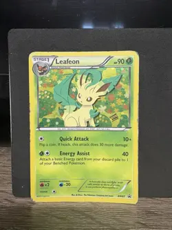 Pokemon TCG Leafeon BW87 Holo Promo Card - Image 1