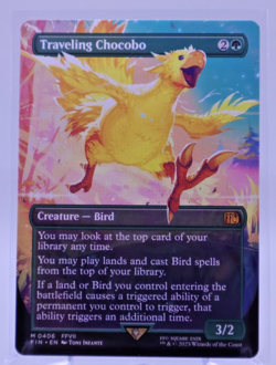 Traveling Chocobo (Borderless) Final Fantasy Regular/Non-Foil K077 - Image 1
