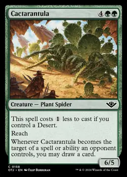 Cactarantula Foil (158) Outlaws of Thunder Junction OTJ MTG Magic - Image 1