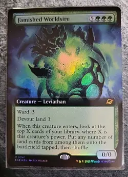 Famished Worldsire (Extended Art) Edge of Eternities Foil - Image 1