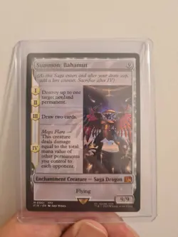Summon: Bahamut [Final Fantasy) MTG #0001 NM Mythic Saga - Image 1